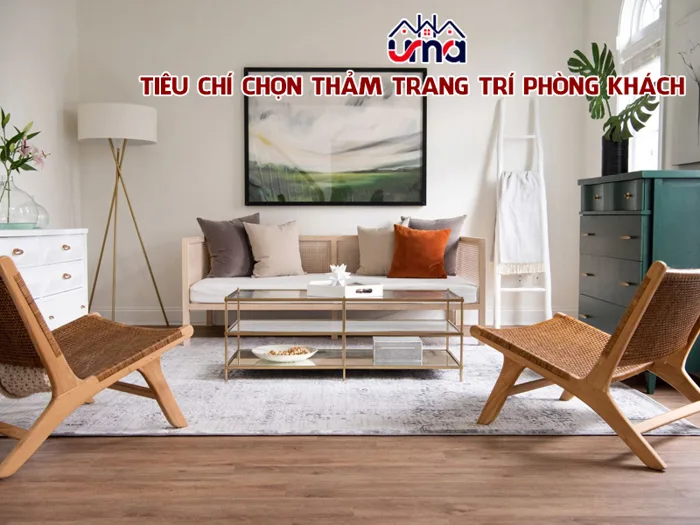 Xu hướng chọn thảm trang trí phòng khách hiện nay
