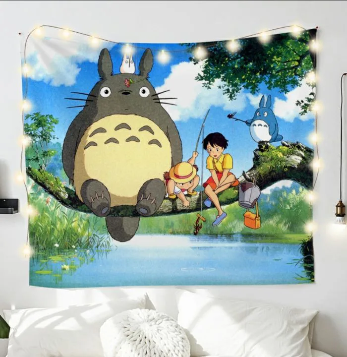[ Thảm+ Đèn + Móc ] Thảm treo tường vải treo tường Size 150x130cm Decor  phòng ngủ cute tặng phụ kiện Thảm Treo Tường Nhiều Phong Cách - Lazada |  Lazada Việt Nam