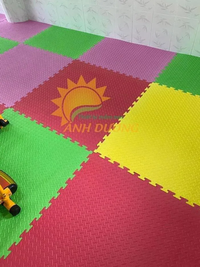 Thảm xốp lót sàn cho trường mầm non, khu vui chơi, sân chơi trẻ em - Ánh  Dương