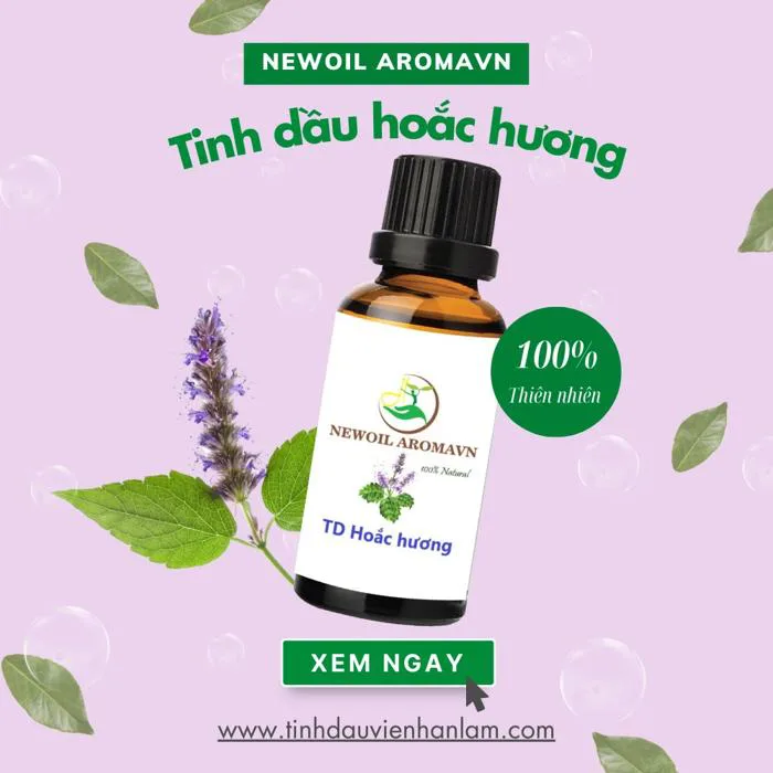 Tinh dầu Hoắc Hương nguyên chất Newoil Aromavn - Patchouli Essential Oil Tinh  dầu thiên nhiên Newoil Aromavn