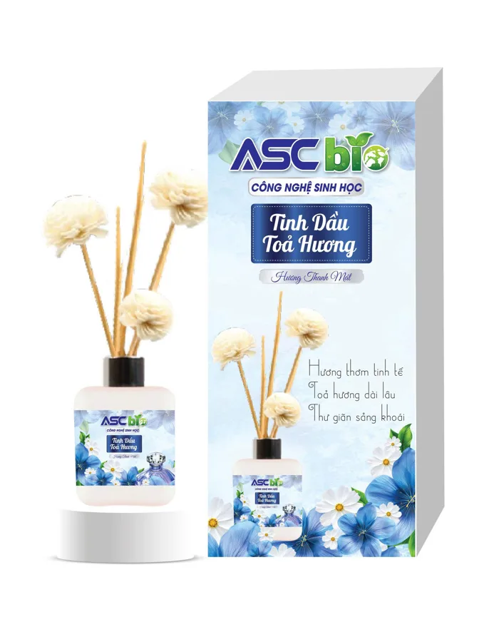 Tinh dầu tỏa hương ASC BIO hương thanh mát 270g