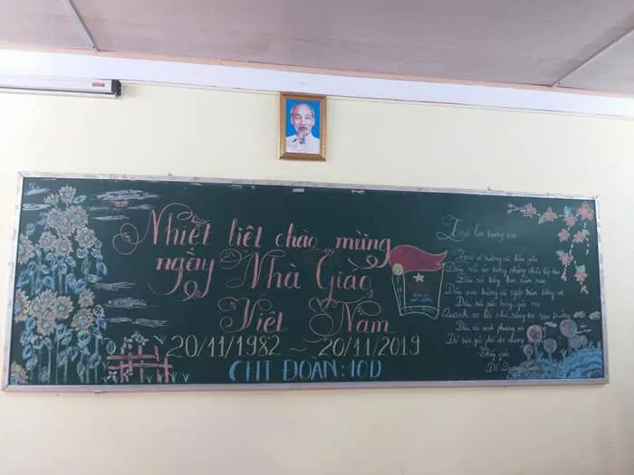 CUỘC THI TRANG TRÍ BẢNG BẰNG PHẤN