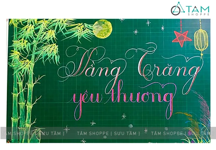 Khéo tay hay vẽ: Những mẫu trang trí bảng lớp học Trung thu bằng phấn đẹp ấn tượng