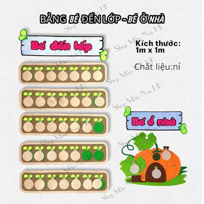 Bảng bé ngoan mầm non trang trí | Shopee Việt Nam