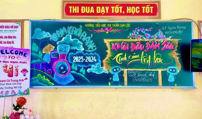 Chiêm ngưỡng loạt bảng chia tay cuối năm học đẹp như tranh - Saostar.vn