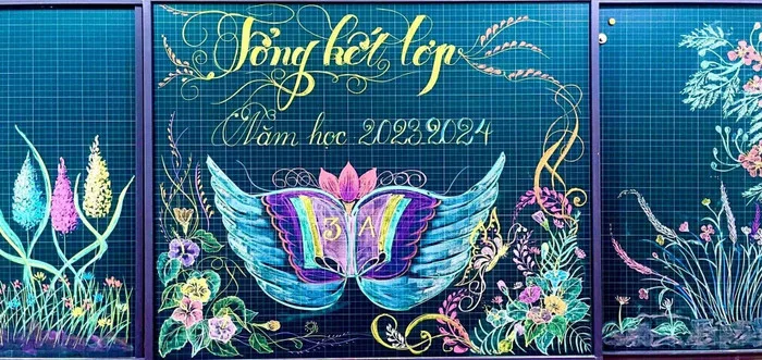 Chiêm ngưỡng loạt bảng chia tay cuối năm học đẹp như tranh - Saostar.vn