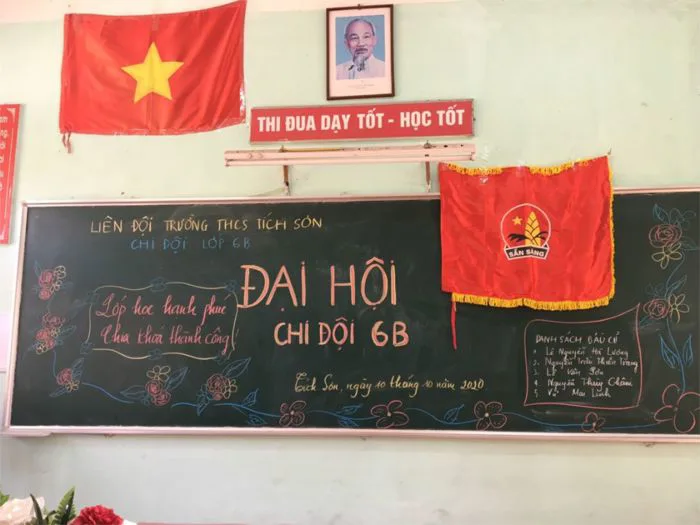 Hướng dẫn trang trí bảng đại hội chi đội đẹp, độc đáo - Bảng HLT Hướng dẫn trang trí bảng đại hội chi đội đẹp, độc đáo - Bảng HLT