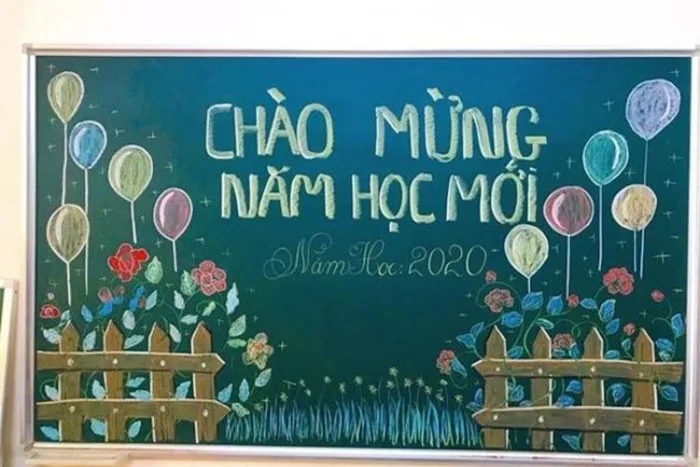 50+ mẫu trang trí bảng lớp đầu năm học mới 2025 đẹp nhất