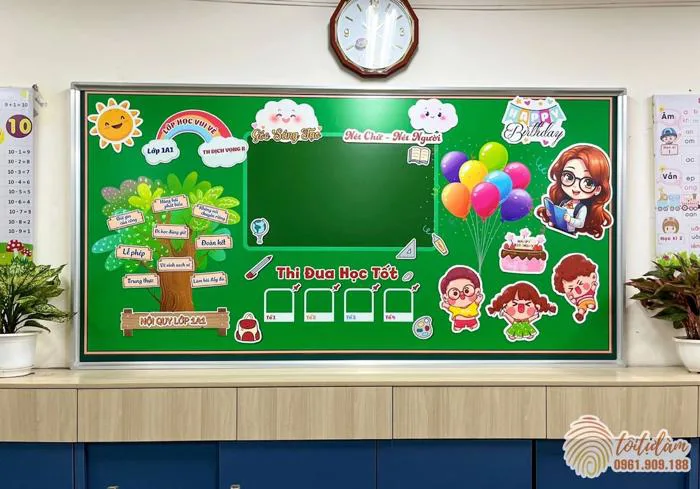 SET TRANG TRÍ BẢNG LỚP HỌC, GÓC HỌC TẬP CÓ KÈM DECAL DÁN BẢNG SET TRANG TRÍ BẢNG LỚP HỌC, GÓC HỌC TẬP CÓ KÈM DECAL DÁN BẢNG