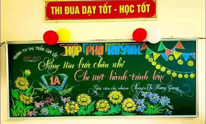 Bí quyết trang trí bảng họp phụ huynh điểm nhấn ấn tượng, độc đáo Bí quyết trang trí bảng họp phụ huynh điểm nhấn ấn tượng, độc đáo