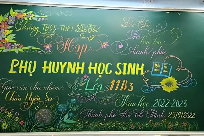 Bí quyết trang trí bảng họp phụ huynh điểm nhấn ấn tượng, độc đáo Bí quyết trang trí bảng họp phụ huynh điểm nhấn ấn tượng, độc đáo