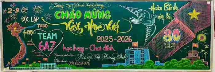 67 mẫu trang trí bảng lớp ngày khai giảng năm 2026 - Trang trí lớp khai giảng - VnDoc.com 67 mẫu trang trí bảng lớp ngày khai giảng năm 2026 - Trang trí lớp khai giảng - VnDoc.com