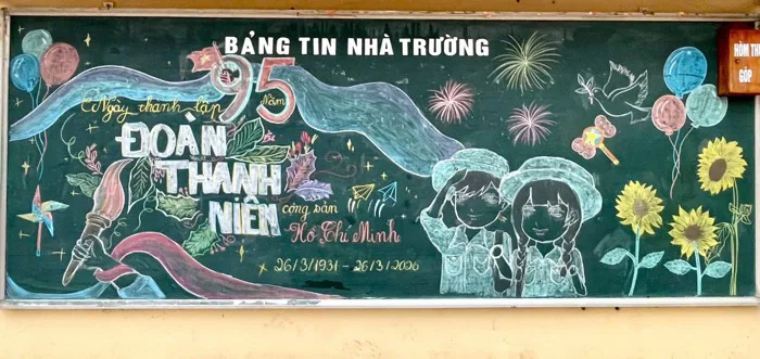 TRANG TRÍ BẢNG TIN CHÀO MỪNG NGÀY THÀNH LẬP ĐOÀN TNCS HỒ CHí MINH 26/3 TRANG TRÍ BẢNG TIN CHÀO MỪNG NGÀY THÀNH LẬP ĐOÀN TNCS HỒ CHí MINH 26/3