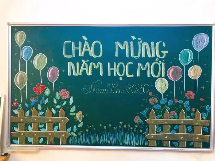 Những mẫu trang trí bảng khai giảng đẹp nhất Những mẫu trang trí bảng khai giảng đẹp nhất