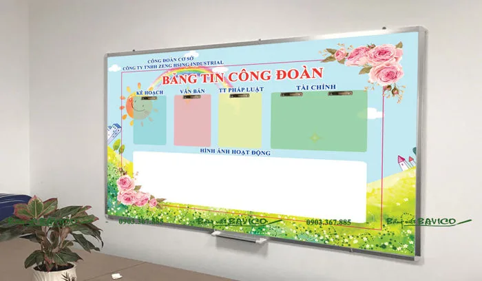 BẢNG TIN CÔNG ĐOÀN - Bảng Viết Bavico BẢNG TIN CÔNG ĐOÀN - Bảng Viết Bavico