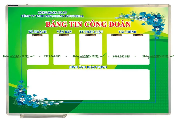 BẢNG TIN CÔNG ĐOÀN - Bảng Viết Bavico BẢNG TIN CÔNG ĐOÀN - Bảng Viết Bavico