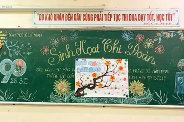 Bật mí cách trang trí bảng đại hội chi đoàn đẹp Bật mí cách trang trí bảng đại hội chi đoàn đẹp