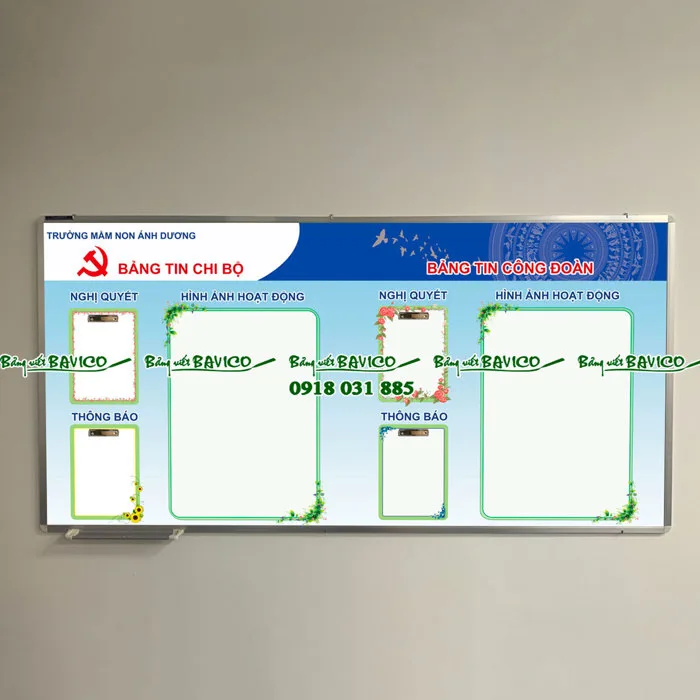 Bảng tin chi bộ - bảng tin công đoàn KT: 120x240 cm (nhiều kích thước) - Dụng cụ văn phòng Bảng tin chi bộ - bảng tin công đoàn KT: 120x240 cm (nhiều kích thước) - Dụng cụ văn phòng