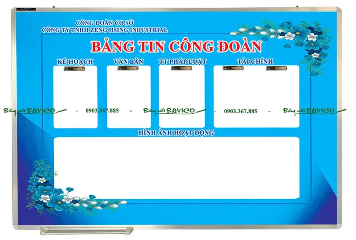 BẢNG TIN CÔNG ĐOÀN - Bảng Viết Bavico BẢNG TIN CÔNG ĐOÀN - Bảng Viết Bavico