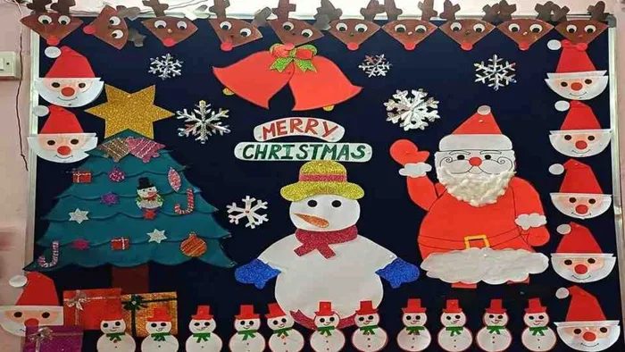 04 ý tưởng trang trí bảng Noel từ đơn giản đến ấn tượng 04 ý tưởng trang trí bảng Noel từ đơn giản đến ấn tượng