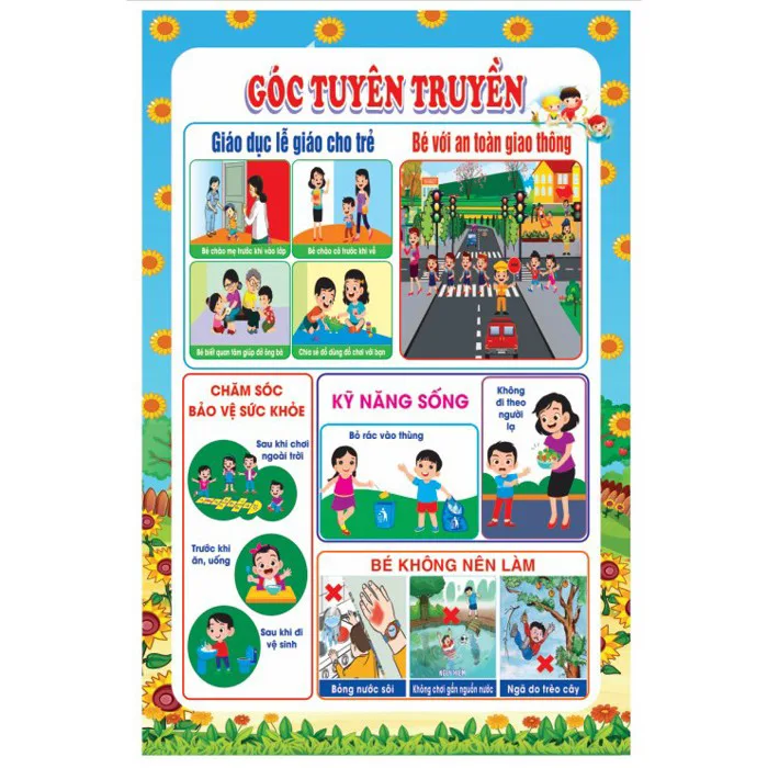 Góc tuyên truyền mầm non - Giá Tốt, Sale Tháng 09, Freeship 0Đ | Shopee Việt Nam