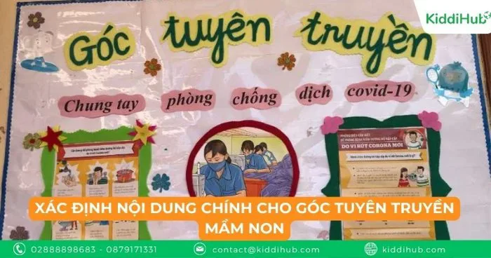 Cách trang trí góc tuyên truyền mầm non đẹp hấp dẫn bé