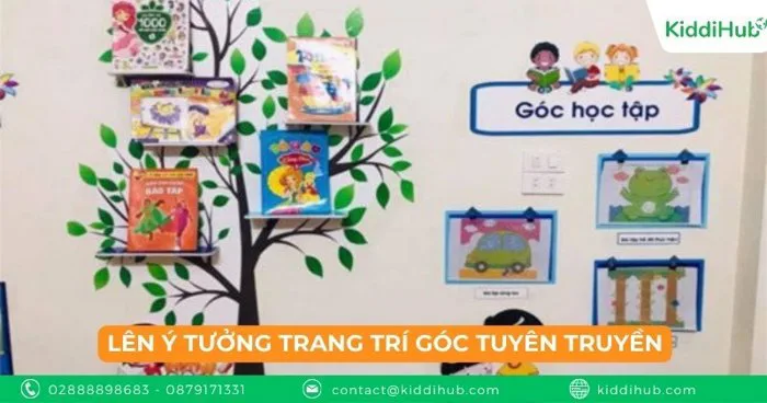 Cách trang trí góc tuyên truyền mầm non đẹp hấp dẫn bé