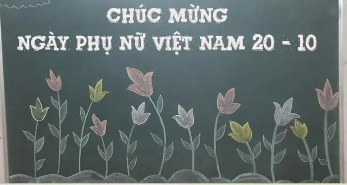 Mẫu trang trí bảng 20/10 ấn tượng, tạo bất ngờ dành cho cô giáo Mẫu trang trí bảng 20/10 ấn tượng, tạo bất ngờ dành cho cô giáo