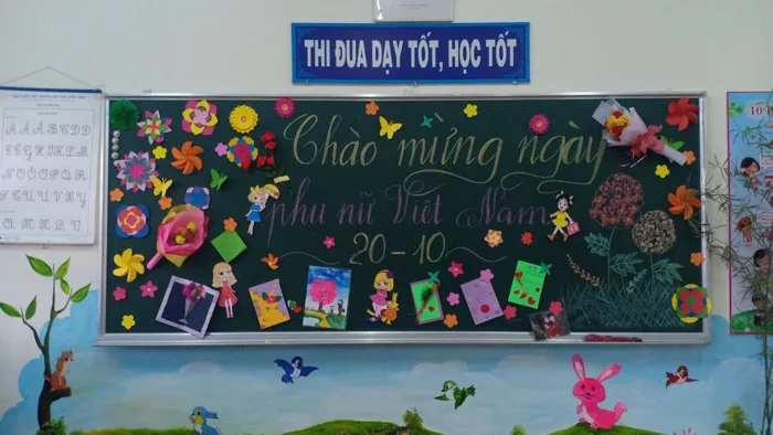 Các mẫu trang trí bảng 20/10 đẹp, độc đáo và thu hút nhất Các mẫu trang trí bảng 20/10 đẹp, độc đáo và thu hút nhất