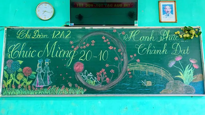 Các mẫu trang trí bảng 20/10 đẹp, độc đáo và thu hút nhất Các mẫu trang trí bảng 20/10 đẹp, độc đáo và thu hút nhất