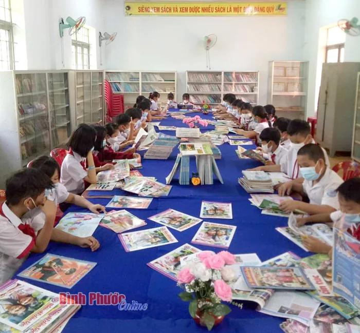 Lan tỏa phong trào đọc sách trong trường học - Binh Phuoc, Tin tuc Binh  Phuoc, Tin mới tỉnh Bình Phước