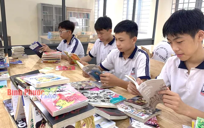 Lan tỏa phong trào đọc sách trong trường học - Binh Phuoc, Tin tuc Binh  Phuoc, Tin mới tỉnh Bình Phước