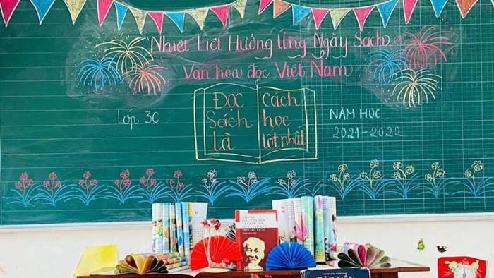 Gợi ý 8 ý tưởng trang trí bảng ngày hội đọc sách độc đáo, sáng tạo