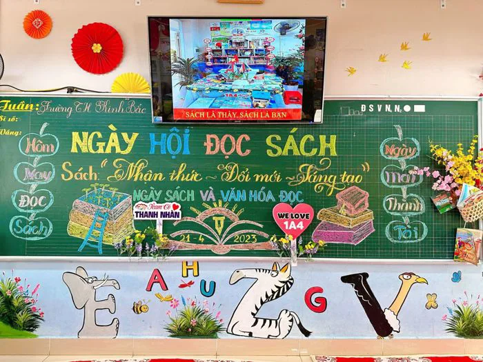 NGÀY HỘI ĐỌC SÁCH - BỒI DƯỠNG TÌNH YÊU SÁCH CHO HỌC SINH KINH BẮC