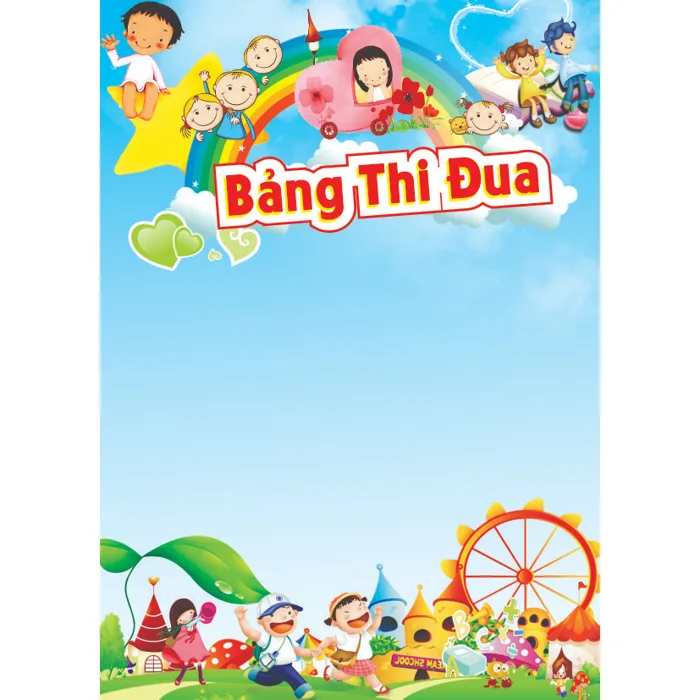 Bảng thi đua - Decan Trang Trí lớp học Tiểu Học, Mầm non Bảng thi đua - Decan Trang Trí lớp học Tiểu Học, Mầm non