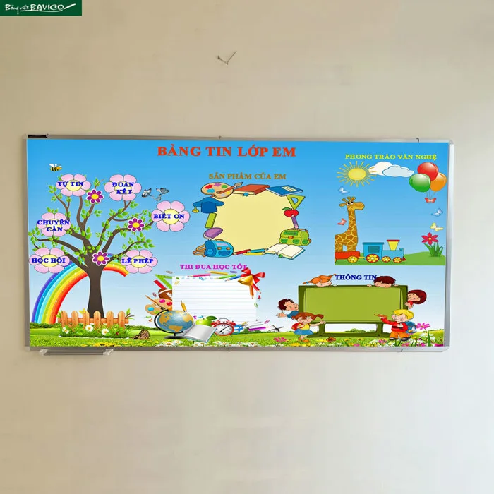 Bảng tin lớp bảng biểu mẫu giáo KT 40x60 cm - Dụng cụ văn phòng Bảng tin lớp bảng biểu mẫu giáo KT 40x60 cm - Dụng cụ văn phòng