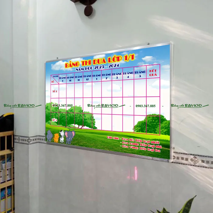 BẢNG THI ĐUA - Bảng Viết Bavico BẢNG THI ĐUA - Bảng Viết Bavico