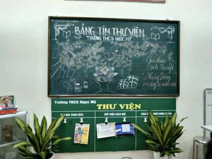 Hoạt động của thư viện Trường THCS Ngọc Mỹ