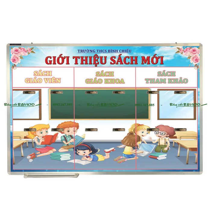 BẢNG GIỚI THIỆU SÁCH THƯ VIỆN - Bảng Viết Bavico