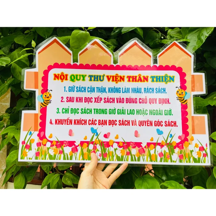 Các mẫu trang trí thư viện - Trang trí lớp tiểu học