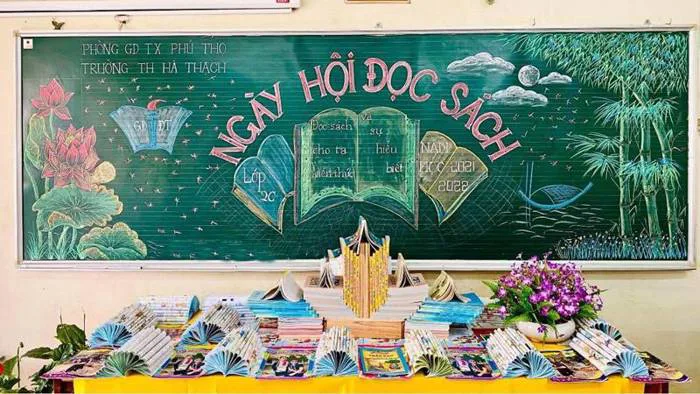 Gợi ý 8 ý tưởng trang trí bảng ngày hội đọc sách độc đáo, sáng tạo