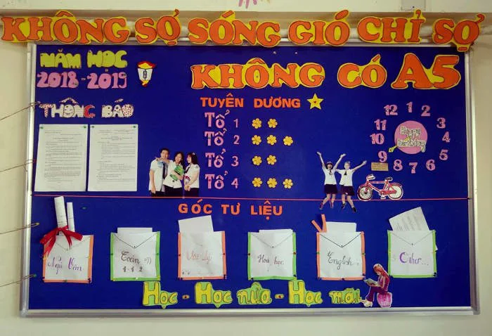 KẾT QUẢ CUỘC THI TRANG TRÍ BẢN TIN LỚP (CƠ SỞ 2)