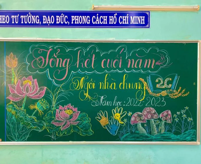 Hơn 100 mẫu trang trí bảng tổng kết ấn tượng và sáng tạo Hơn 100 mẫu trang trí bảng tổng kết ấn tượng và sáng tạo