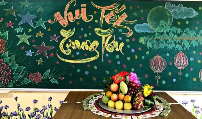 Cách trang trí bảng Trung thu tạo không khí ấm cúng đêm trăng Rằm Cách trang trí bảng Trung thu tạo không khí ấm cúng đêm trăng Rằm