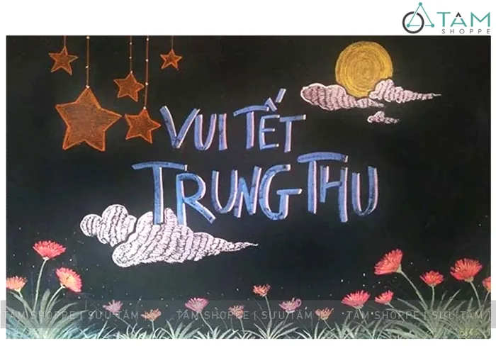 Khéo tay hay vẽ: Những mẫu trang trí bảng lớp học Trung thu bằng phấn đẹp ấn tượng Khéo tay hay vẽ: Những mẫu trang trí bảng lớp học Trung thu bằng phấn đẹp ấn tượng