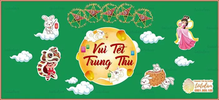 SET TRANG TRÍ TRUNG THU TRÊN BẢNG LỚP HỌC BLTT1 SET TRANG TRÍ TRUNG THU TRÊN BẢNG LỚP HỌC BLTT1