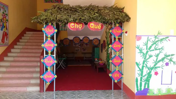 Trang trí lớp học mầm non