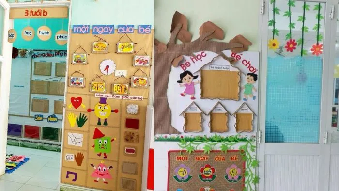 TOP 50 ý tưởng trang trí cửa chính lớp mầm non sáng tạo