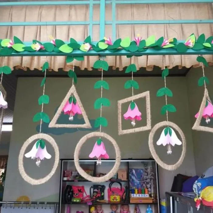Bật mí cách trang trí rèm cửa mầm non đẹp và dễ thương