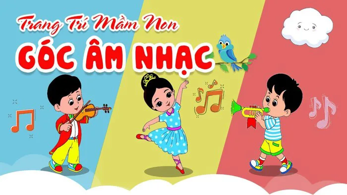 Trang trí mầm non - Góc Âm Nhạc - Giáo Viên Mầm Non Trang trí mầm non - Góc Âm Nhạc - Giáo Viên Mầm Non